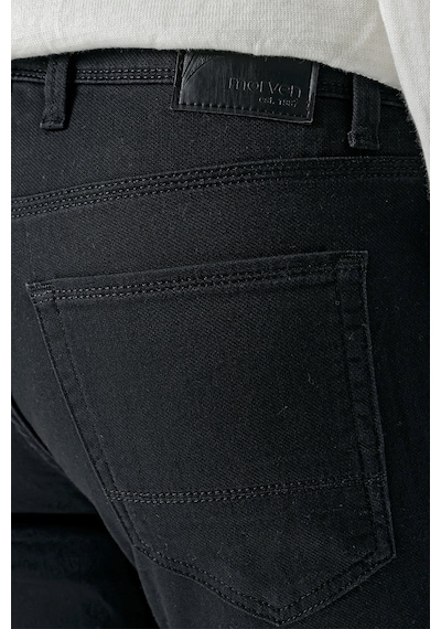 Morven Erkek Siyah Mevsimlik Pamuk 5 Cep Slim Fit Jean Pantolon 25ms003008001 Siyah Siyah