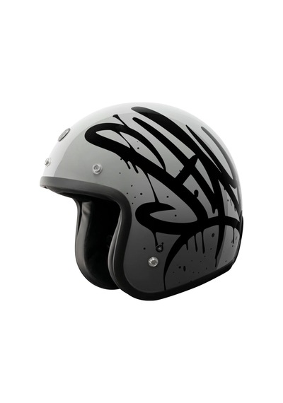 Torc T-50 Del Mar Wild One Açık Motosiklet Kaskı Gri Siyah