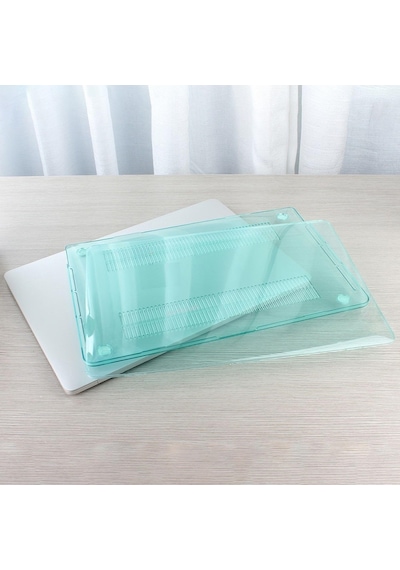 Macbook Air 13 İnç Kılıf A1369 A1466 Uyumlu Şeffaf Kristal Hard Case Sert Koruyucu Kapak İnce Hafif Çizilme Korumalı 2010-2017 Açık Yeşil Belirtilmemiş