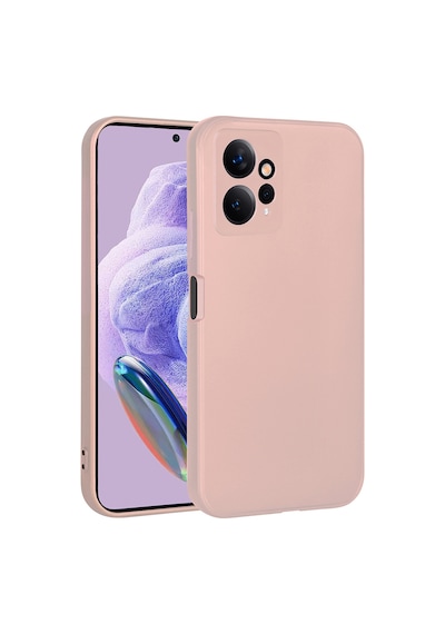 Zore Redmi Note 12 4g Kılıf Nvth Premier Silikon Kapak - Rose Gold