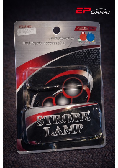 Mavi Kırmızı Çakar Üniversal Strobe Çakar Lamba Kırmızı / Mavi Led 0