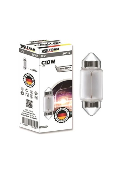 Ampul 12v Sofit Kısa Japon 10 Sv8.5-10 Garantisi Yoktur 1
