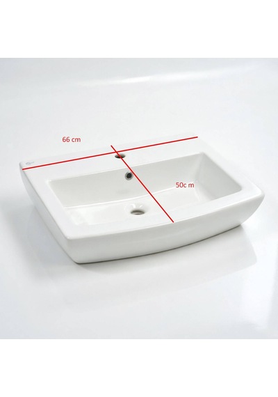 Ideal Standard - Plain Tezgah Üstü Lavabo 66x50 Cm Beyaz - Z251101-