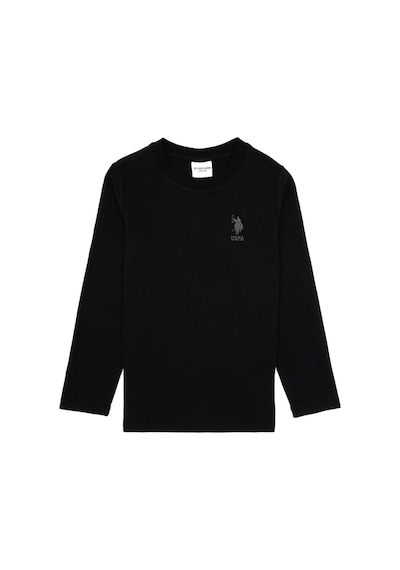 U.S. Polo Assn. Erkek Çocuk Siyah Basic Bisiklet Yaka Sweatshirt 50314002-VR046 U.S. Polo Assn. Erkek Çocuk Siyah Basic Bisiklet Yaka Sweatshirt 50314002-VR046