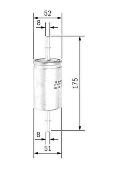 Bosch Yakıt Filtresi Focus 1.4 16V-1.6 16V-1.8 16V-2.0 16V 75-131