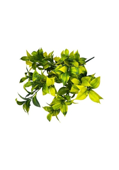 Yapay Çiçek Sarı Yeşil Limon Yaprağı Demet Şimşir Demeti Garnitür Aradal Dekoratif Yapay Bitki Sarı