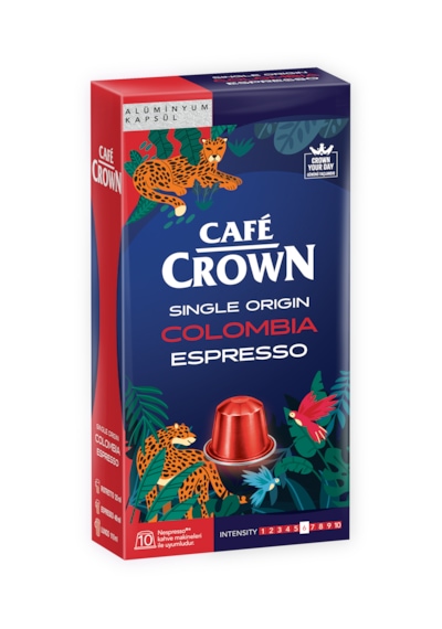 Single Origin Espresso Kolombiya Kapsül Kahve 10 Adet 5,2gr Nespresso Uyumlu Alüminyum Kapsül Kahve
