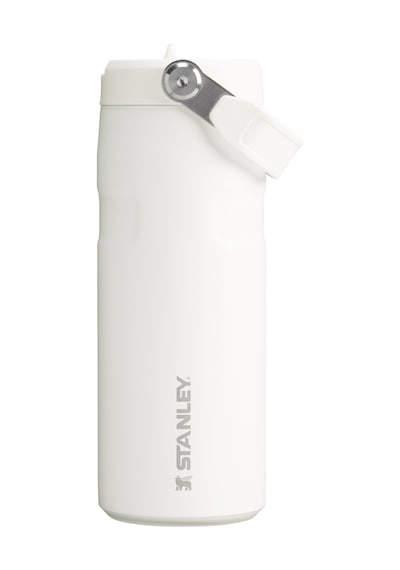 Stanley The Iceflow Flip Straw 2.0 Pipetli Termos Bardak 0.47 Lt / Frost Beyaz