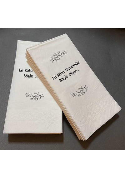 Konuşan Peçete, 50 Ad. 33*33. 2 Kat Lüks Eksta Kaliteli. (484058926)