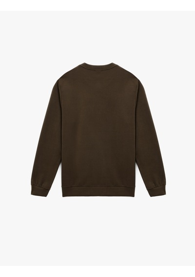 Koton Pamuklu Regular Fit Uzun Kollu Bisiklet Yaka Basic Sweatshirt Kahverengi 6sam70055mk Kahverengi Koton Pamuklu Regular Fit Uzun Kollu Bisiklet Yaka Basic Sweatshirt Kahverengi 6sam70055mk Kahverengi