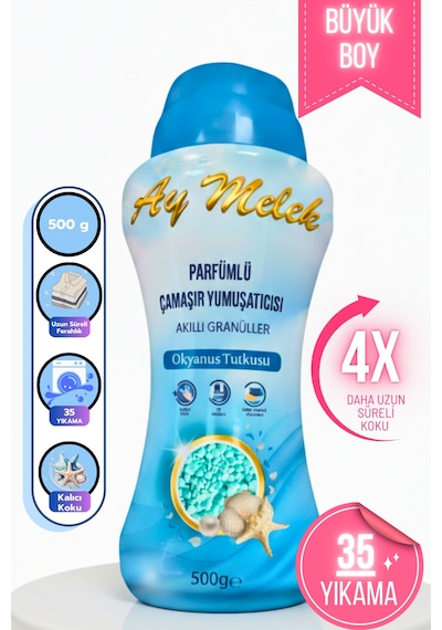 Çamaşır Parfümü 500 Gr Çamaşır Yumuşatıcısı Granül Parçacıklı Okyanus Esintisi Tekli