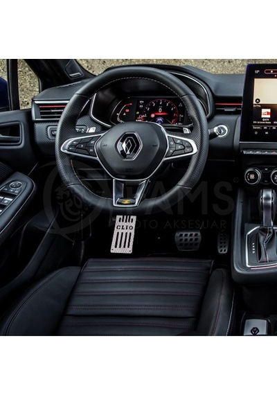 Renault Clio 5 2019 Özel Desenli Krom Ayak Dinlendirme Pedalı