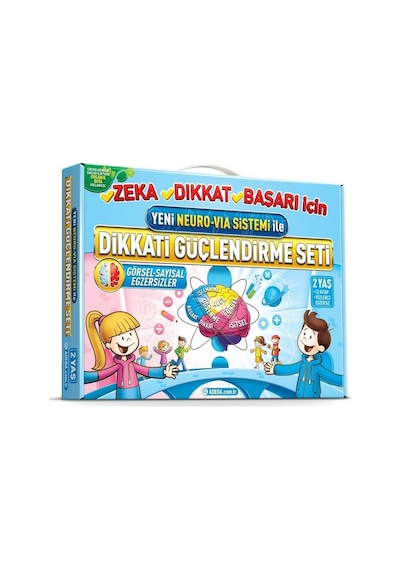 Adeda Dikkati Güçlendirme Seti 2 Yaş + Fin Fin Fil