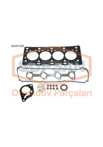 Supsan S0081026 Ust Takım Contası Kecelı Sılındır Kapaklı Kangoo Clıo Megane 1,5dcı K9k Ym