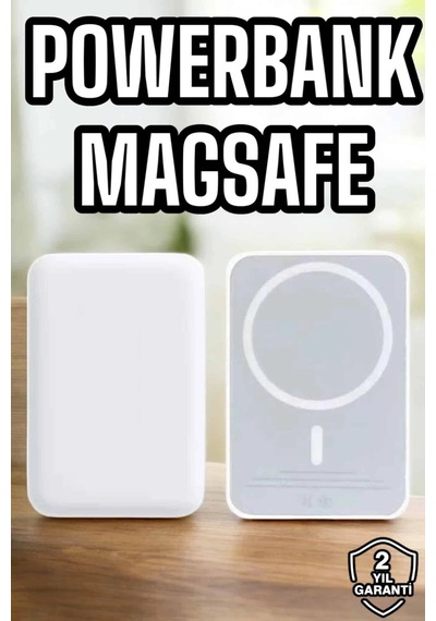 Magsafe Kablosuz Batarya Yüksek Performanslı Manyetik Tasarım Hızlı Şarj Çok Renkli 06578834