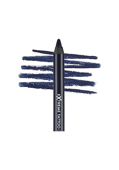Mat Kalıcı Göz Kalemi Mavi - Extreme Tattoo Gel Pencil - 004 Intense Blue - 8682536028868 0