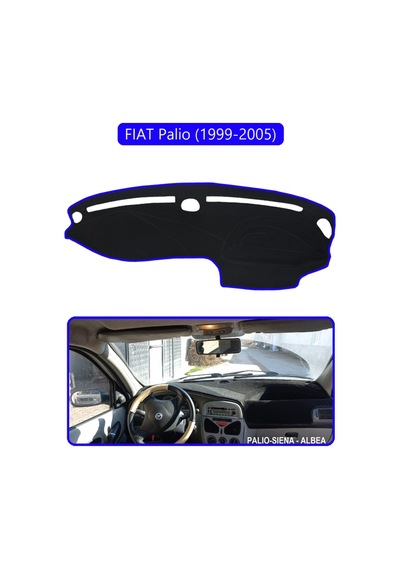 Fıat Palio 1999-2005 Modellerine Uygun Eskitorpido Koruma Halısı Mavi Kenar