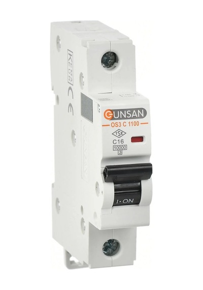 Günsan Monofaze Otomatik Sigorta 1p C 25a 6ka