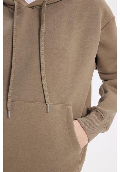 Tudors Kadın Oversize Geniş Kesim Pamuklu Yumuşak Dokulu İçi Polarlı Basic Yeşil Kapüşonlu Sweatshirt-42084 Yeşil2 Tudors Kadın Oversize Geniş Kesim Pamuklu Yumuşak Dokulu İçi Polarlı Basic Yeşil Kapüşonlu Sweatshirt-42084 Yeşil2