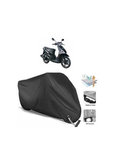 Motoran Moreno 100 Motor Branda (Bağlantı, Kilit Uyumlu)-Siyah (457273016)