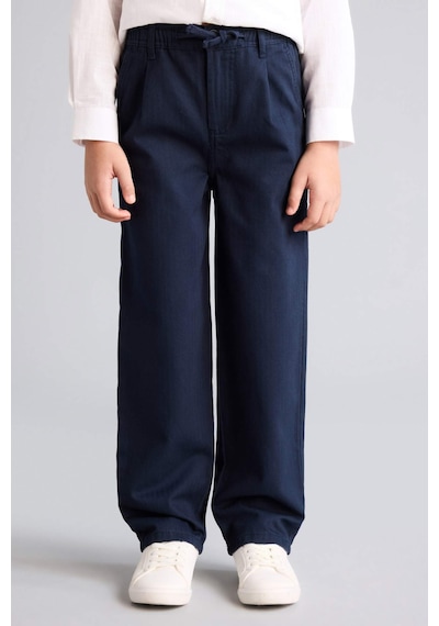 Defacto Loose Fıt Düz Paça Gabardin Pantolon Erkek Çocuk G6740a826spnv146 Lacivert-nv146