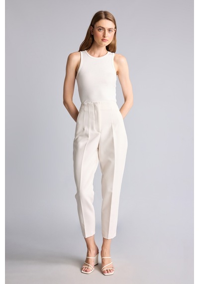 Defacto Slim Fit Halter Yaka Fitilli Kaşkorse Atlet F3933ax26auer105 Ekru-er105