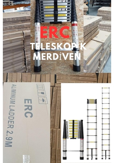 Erc Teleskopik Merdiven 2.9m 10 Basamak Erc Teleskopik Merdiven 2.9m 10 Basamak