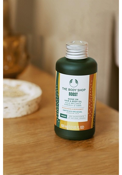 The Body Shop Boost Shine On Saç Ve Vücut Yağı 100 Ml