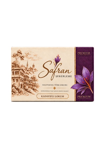 Safran Şekerleme Kadayıflı Lokum 350 G