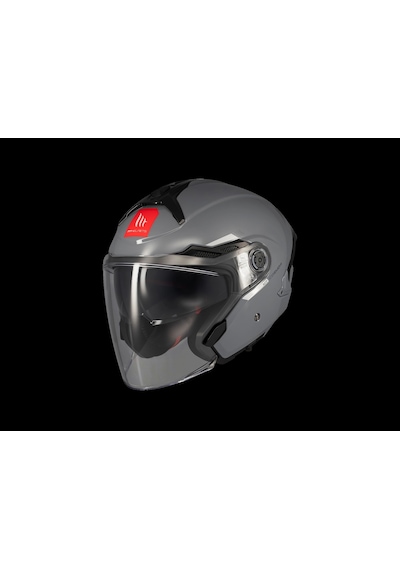 Kask Mt Cosmo Sv A12 Parlak Nardo Gri Gözlüklü Nardo Gri