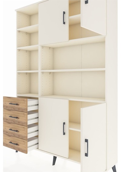 Arges Dolap 9 Raflı 4 Çekmeceli 4 Kapaklı 132x30x195 Aytaşı-aytaşı/çam Aytası/atlas Çam Arges Dolap 9 Raflı 4 Çekmeceli 4 Kapaklı 132x30x195 Aytaşı-aytaşı/çam Aytası/atlas Çam