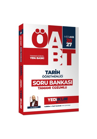Yediiklim 2027 Meb Ags Öabt Tarih Öğretmenliği Tamamı Çözümlü Soru Bankası-170133