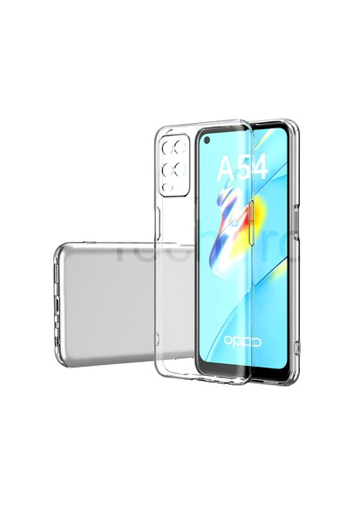 Oppo A54 4g Kılıf Kamera Korumalı Kılıf Esnek Ve Şeffaf Tpu Silikon Kapak