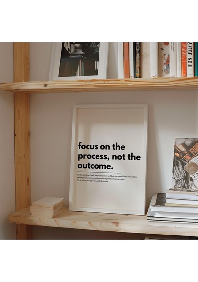 Motivasyon Sözü: Moral Verici Ev Ofis Duvar Sanatı & Dosyalar, 20x28 İnç