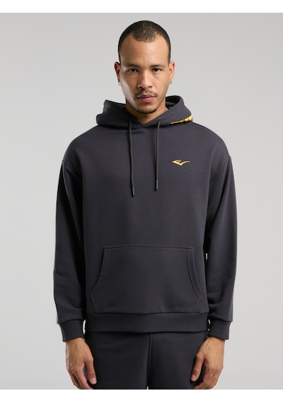 Everlast Ever Classics Comfort Füme Kapüşon Baskılı Erkek Sweatshirt Füme