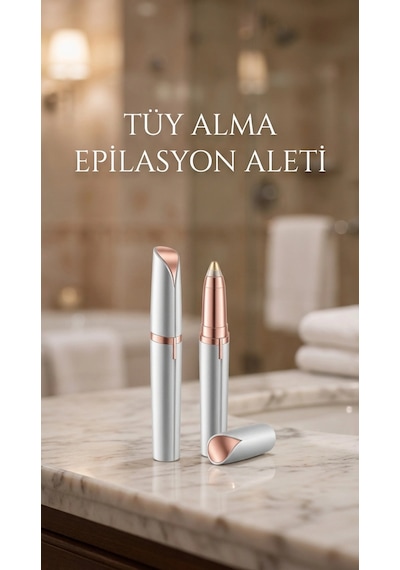 İnce Uçlu Tüy Alma Cihazı Yüz Kaş Bıyık İçin Hassas Kullanım