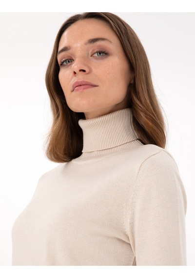 Pierre Cardin Kadın Bej Kazak /triko 50300786-vr011 Bej