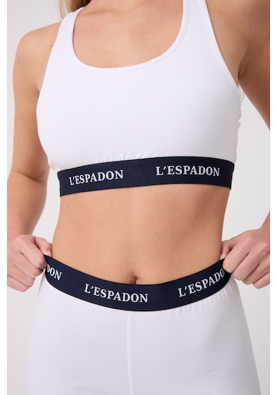 Athleshorts Yüksek Bel Kadın Uzun Boxer Şort-3097 Beyaz