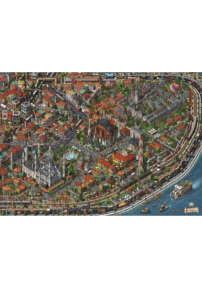 Anatolian Puzzle 3000 Parça Fractal İstanbul 4913