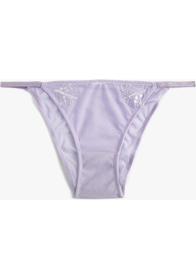 Koton Brief Külot Dantelli Normal Bel Lila 4slk30165mk Lila