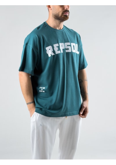 Cocopelli Petrol Yeşili Repsol Erkek T-shirt Coc3009 Yeşil