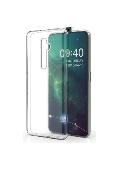 Nihcase Oppo Reno 2z Kılıf Süper Tpu Jelly Transparan Silikon