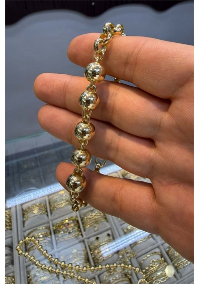 Toplu Bileklik Gold Renk Altın