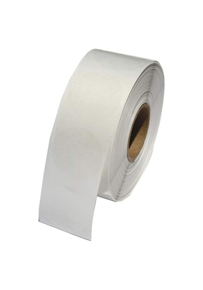 Yuvarlak Kesim Şeffaf Çıkartma Bant Etiket 1000 Adetlik Rulo 3 CM