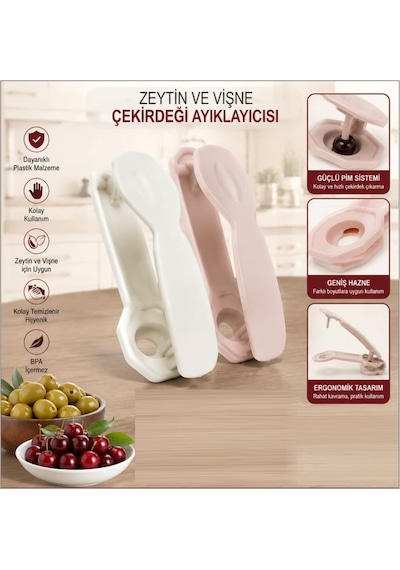 Her Boya Uygun Yeşil Zeytin Vişne Kiraz Çekirdek Çıkartıcı Çekirdeği Ayıklayıcı Boşaltıcı