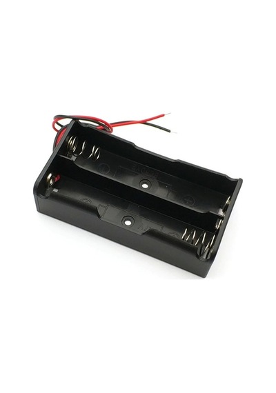 Robizstore-ikili 2 Li 18650 Pil Yuvası Kablolu Tutucu 7.4v Pil