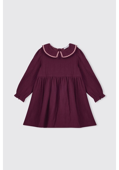 Panço Kız Bebek Bordo Elbise 2621gb26002 Kırmızı