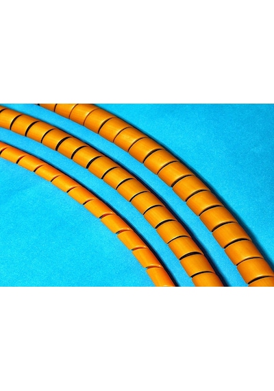 Kablo Toplama Koruma Spirali Rulo No 4- 14 Mm Sarı 50 M