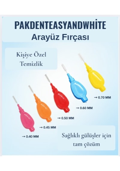Arayüz Fırçası Diş Arası Temizleme Fırçası U Tipi Diş Arası Temizlik