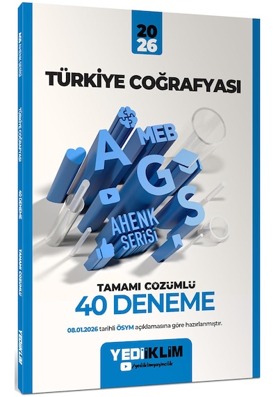Yediiklim 2026 Meb Ags Ahenk Serisi Türkiye Coğrafyası Tamamı Çözümlü 40 Deneme